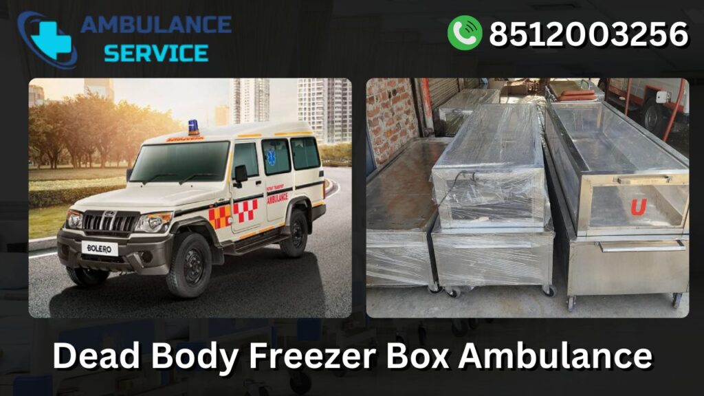 Dead Body Freezer Box Ambulance